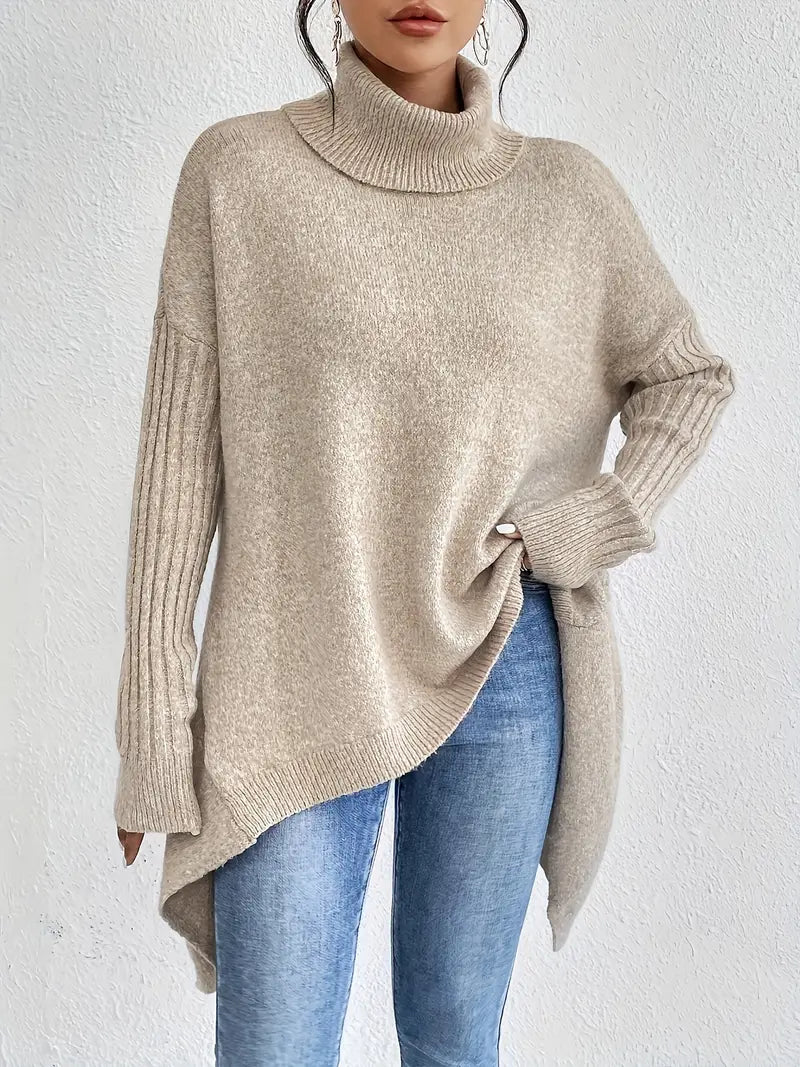 Liv™ | Elegant lang rullekravetrøje
