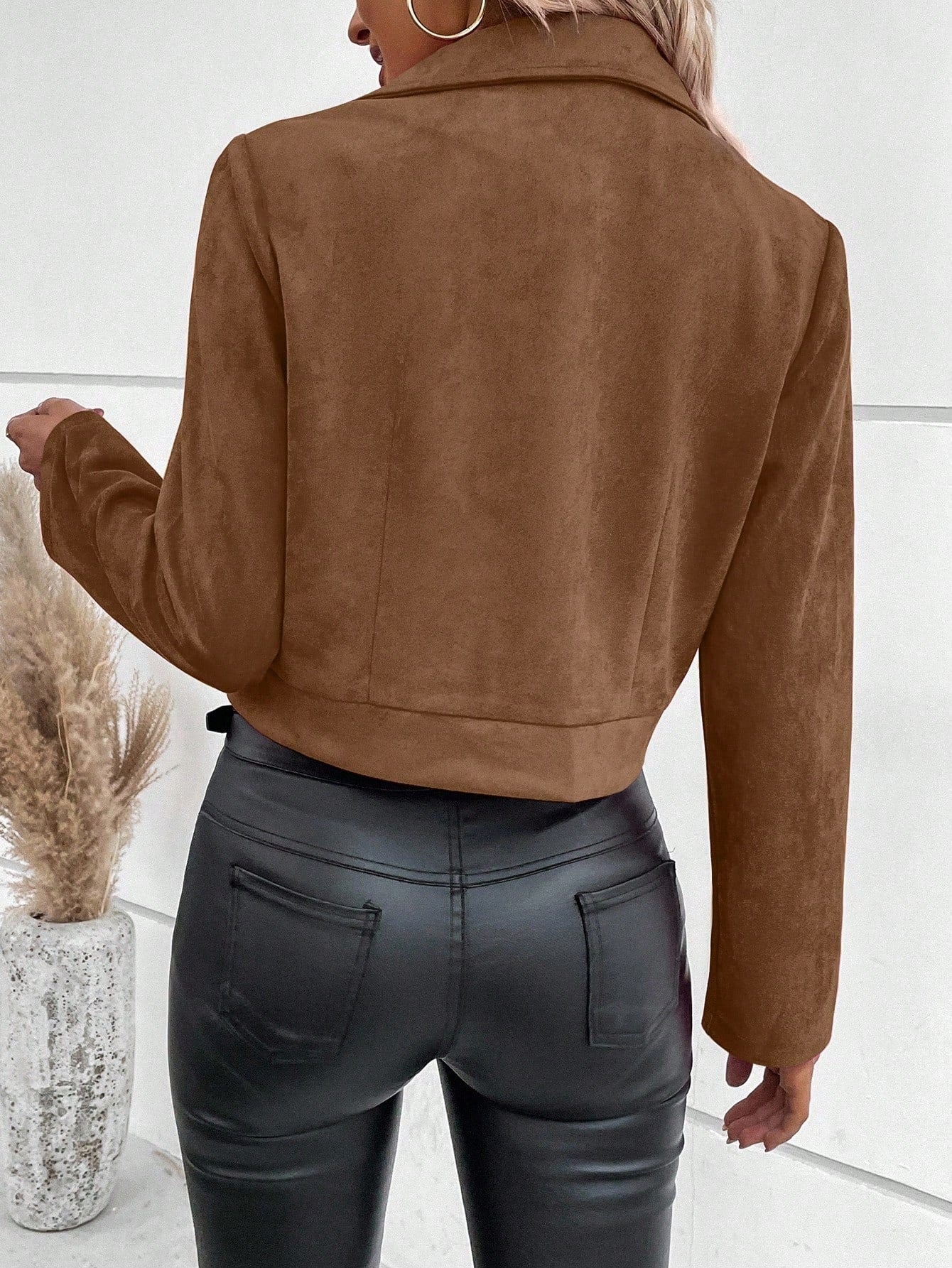 Selma™ | Elegant ruskindsjakke