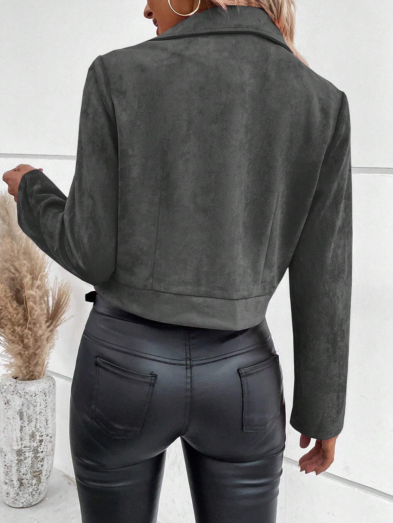 Selma™ | Elegant ruskindsjakke