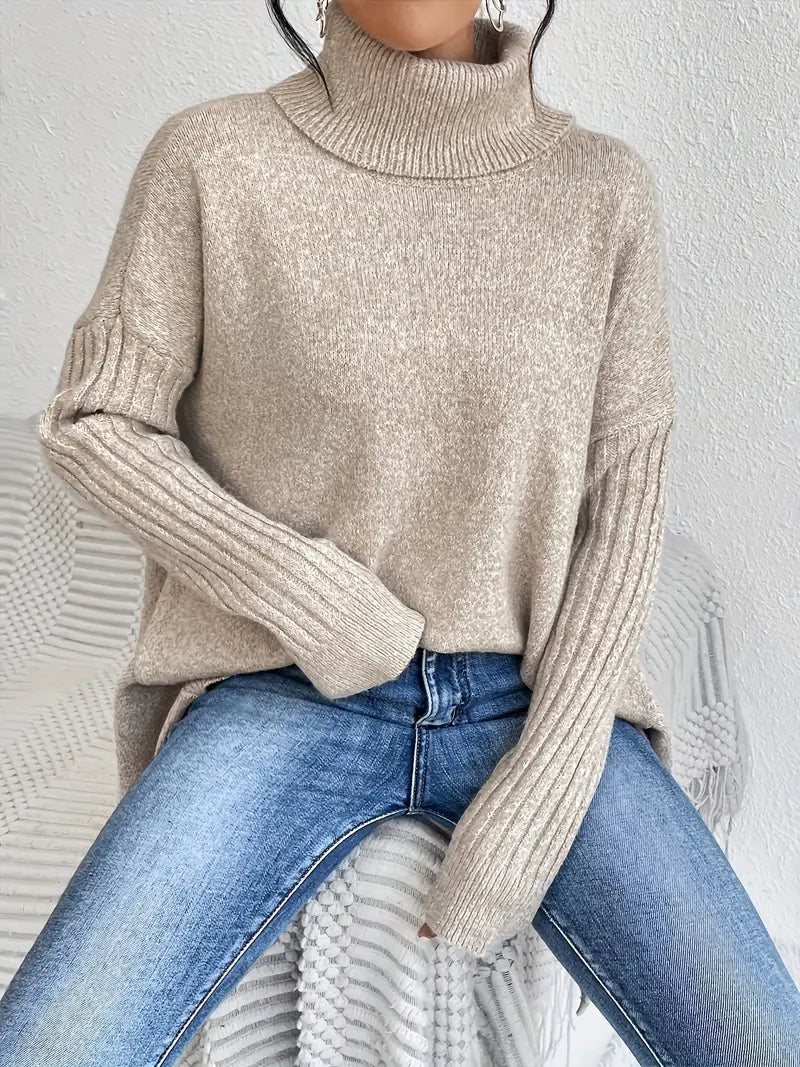 Liv™ | Elegant lang rullekravetrøje