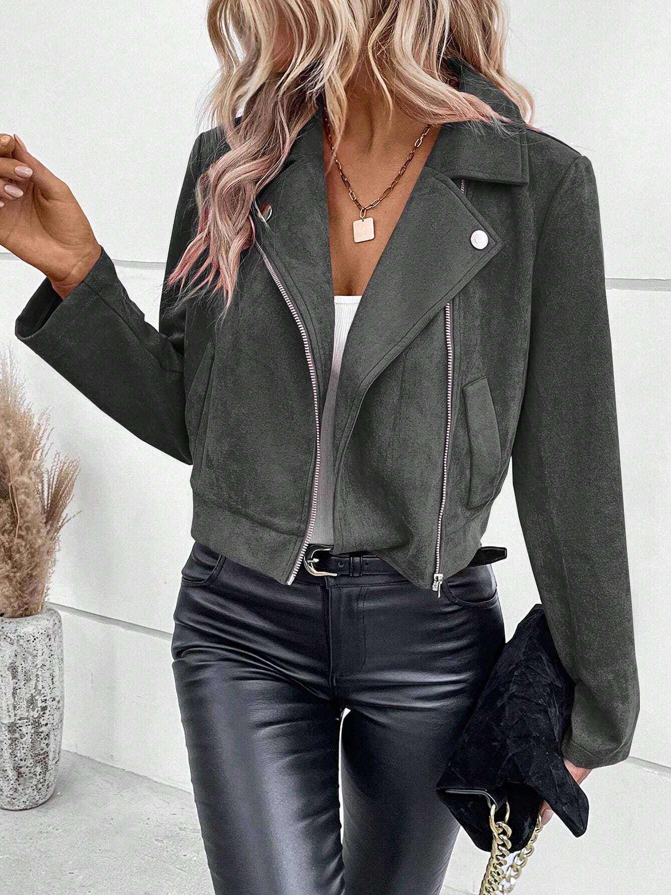 Selma™ | Elegant ruskindsjakke