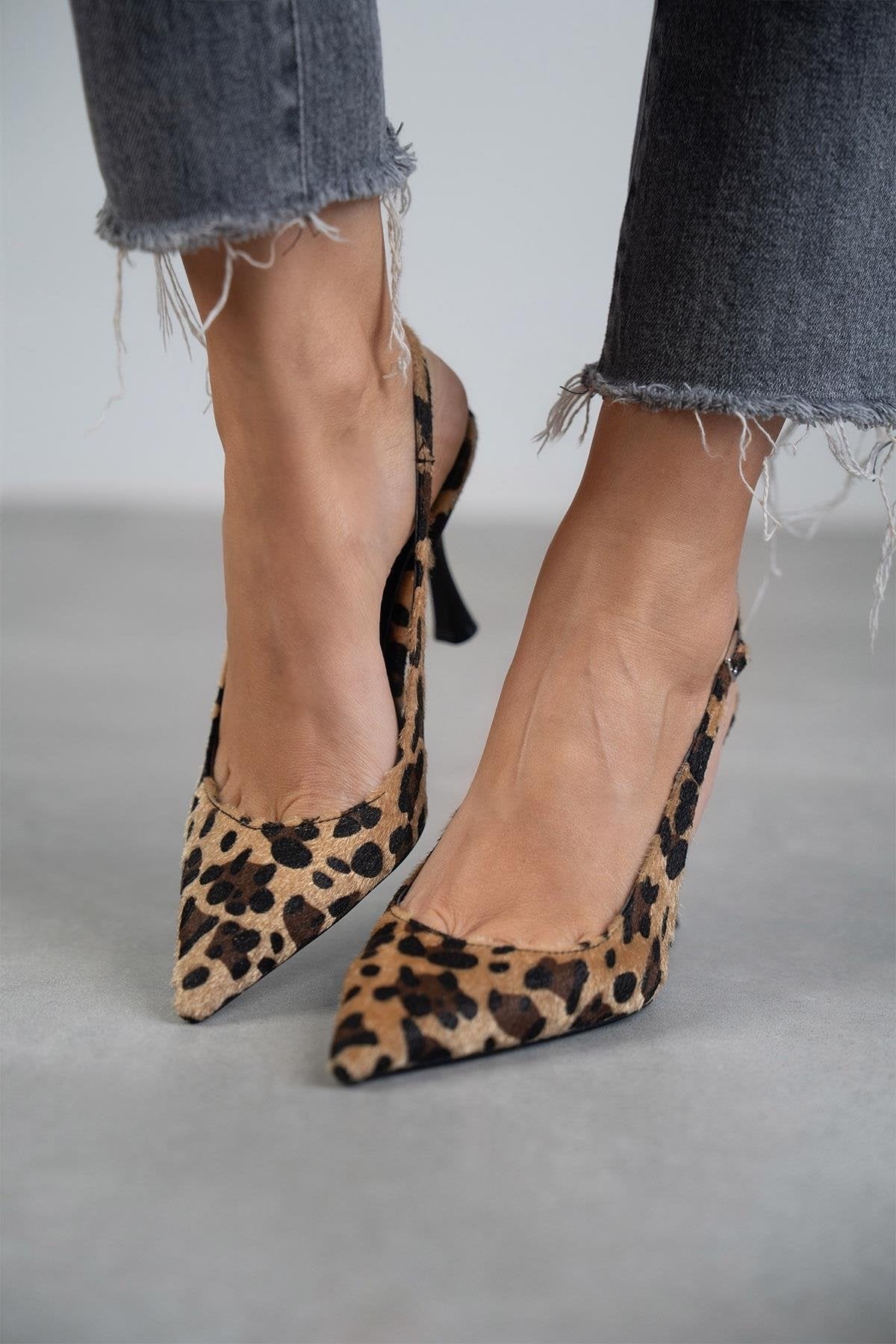 Ingrid™ | Stilfulde spidse pumps med leopardmønster