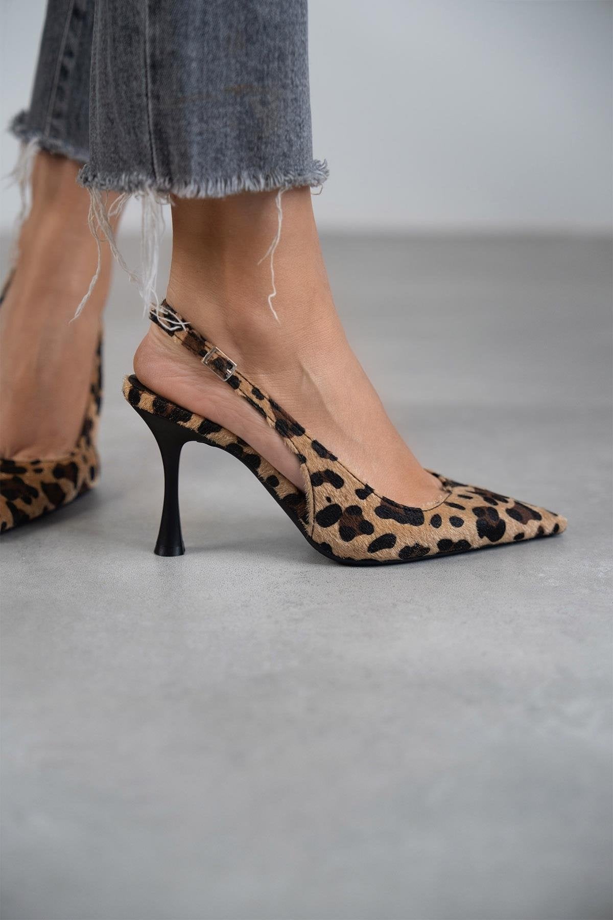 Ingrid™ | Stilfulde spidse pumps med leopardmønster