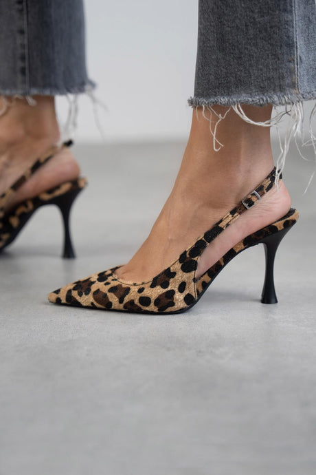 Ingrid™ | Stilfulde spidse pumps med leopardmønster