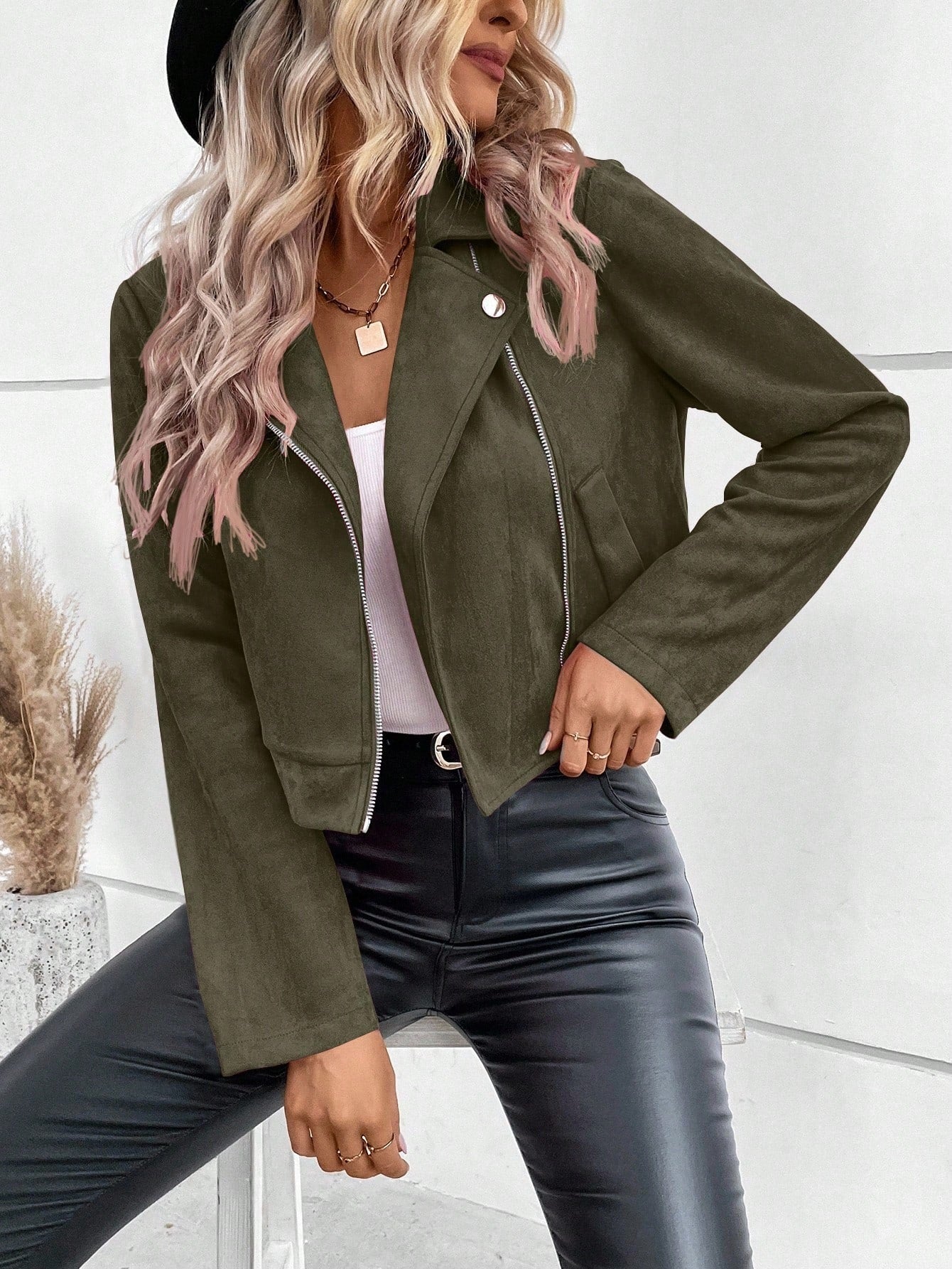 Selma™ | Elegant ruskindsjakke