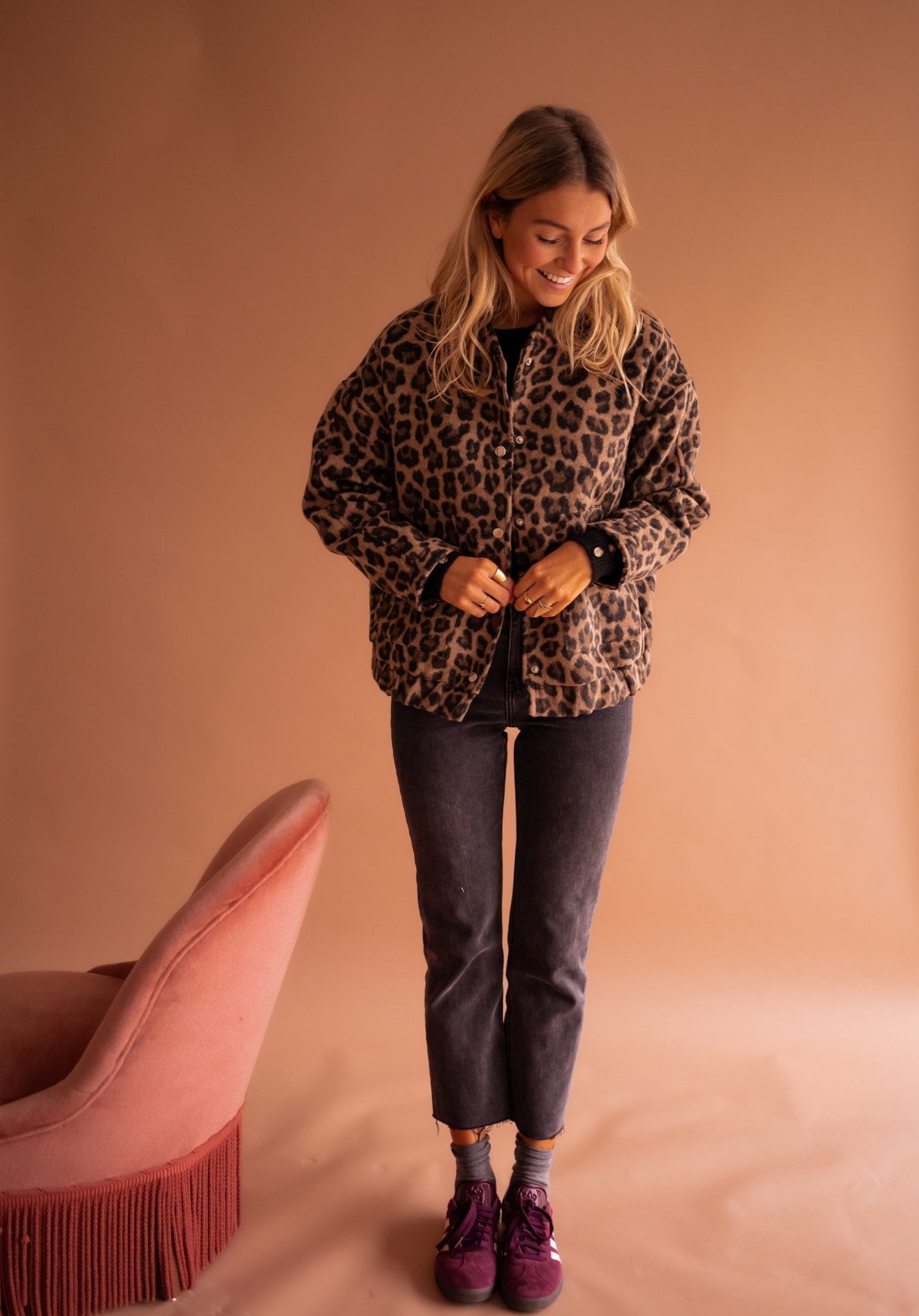 Maja™ | Trendy leopardmønstret jakke