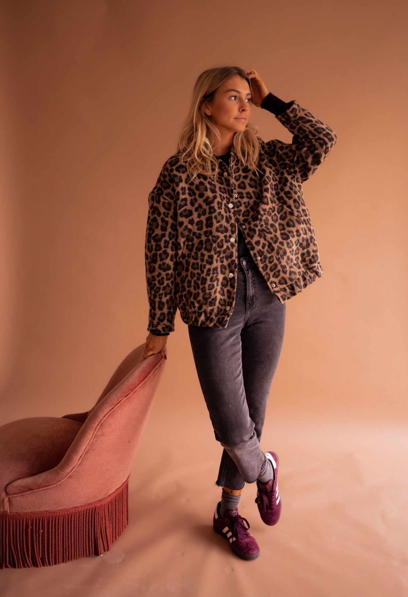 Maja™ | Trendy leopardmønstret jakke