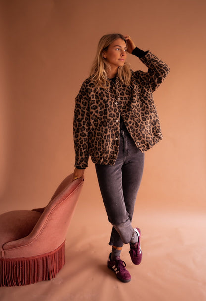 Maja™ | Trendy leopardmønstret jakke