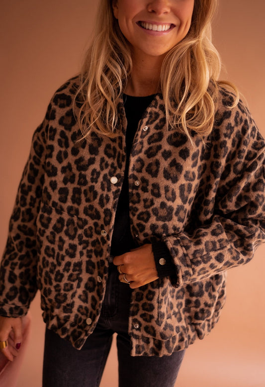 Maja™ | Trendy leopardmønstret jakke