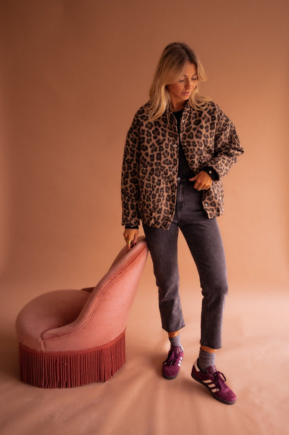 Maja™ | Trendy leopardmønstret jakke
