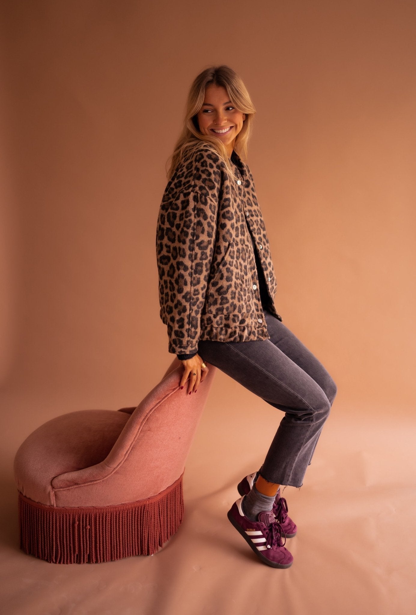 Maja™ | Trendy leopardmønstret jakke